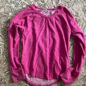Girls athleisure top